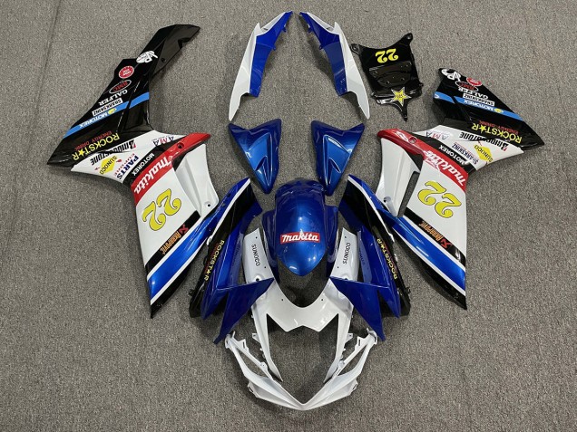 22 Rockstar 2011-2020 Suzuki GSXR 600-750 Fairings Factory 22 Rockstar 2011-2020 Suzuki GSXR 600-750 Fairings Factory