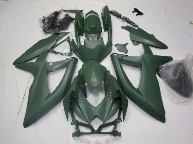 Army Green 2008-2010 Suzuki GSXR 600-750 Fairings Factory Army Green 2008-2010 Suzuki GSXR 600-750 Fairings Factory