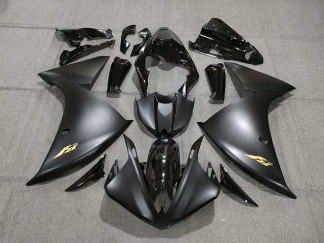 Black and Gold 2009-2012 Yamaha R1 Fairings Factory Black and Gold 2009-2012 Yamaha R1 Fairings Factory