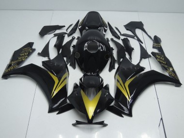 Black and Gold 2012-2016 Honda CBR1000RR Fairings Factory