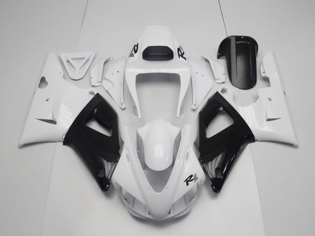 Black and White 1998-1999 Yamaha R1 Fairings Factory