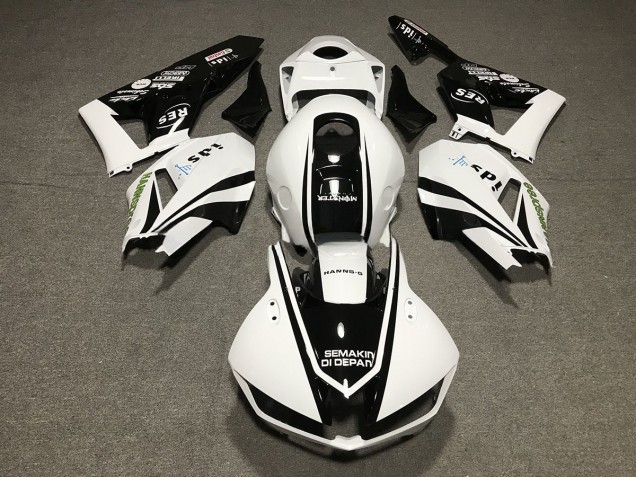 Black and White Design 2013-2020 Honda CBR600RR Fairings Factory Black and White Design 2013-2020 Honda CBR600RR Fairings Factory