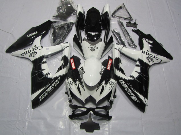 Black Corona 2008-2010 Suzuki GSXR 600-750 Fairings Factory Black Corona 2008-2010 Suzuki GSXR 600-750 Fairings Factory