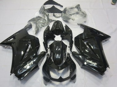Black Gloss 2008-2013 Kawasaki Ninja 250 Fairings Factory