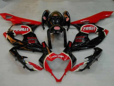 Black Lucky Strike 2005-2006 Suzuki GSXR 1000 Fairings Factory