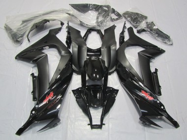 Black Matte Gloss 2011-2015 Kawasaki ZX10R Fairings Factory