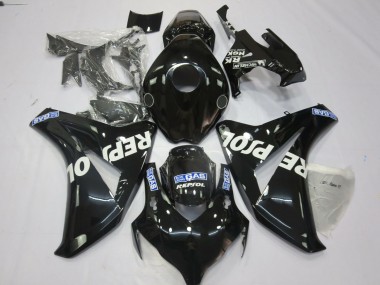 Black Repsol 2008-2011 Honda CBR1000RR Fairings Factory
