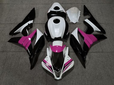 Black White and Pink 2007-2008 Honda CBR600RR Fairings Factory