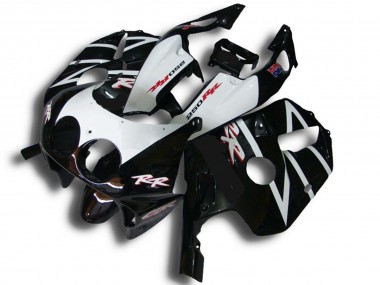 Black White RR 1990-1998 Honda CBR250RR Fairings Factory