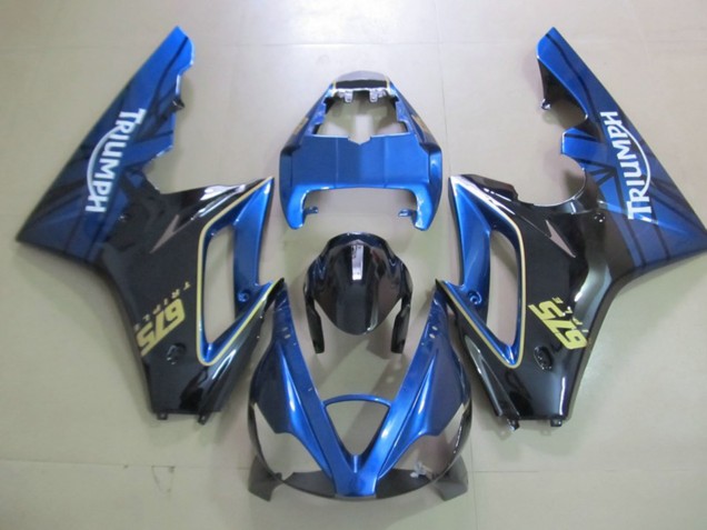 Blue and Black 2006-2008 Triumph Daytona 675 Fairings Factory Blue and Black 2006-2008 Triumph Daytona 675 Fairings Factory