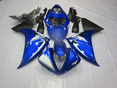Blue and Black 2013-2014 Yamaha R1 Fairings Factory