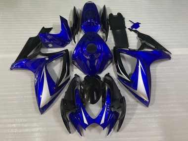 Blue and Black Special 2006-2007 Suzuki GSXR 600-750 Fairings Factory