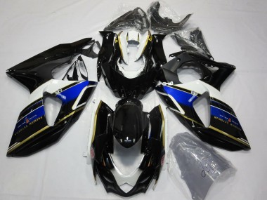 Blue and Gold 2009-2016 Suzuki GSXR 1000 Fairings Factory