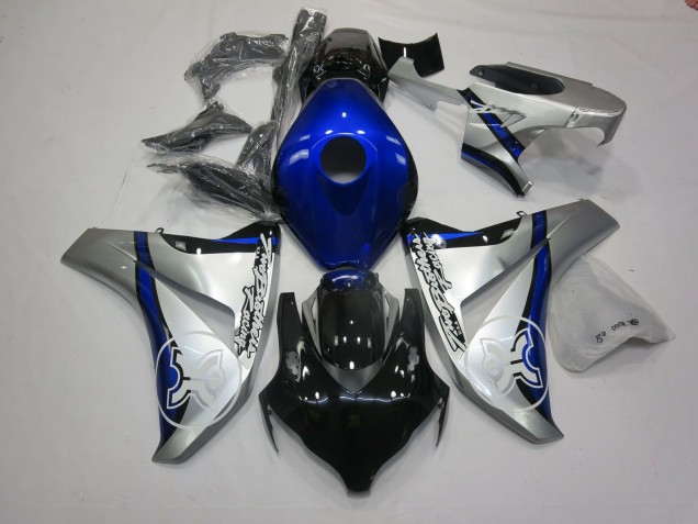 Blue and Silver TBR 2006-2007 Honda CBR1000RR Fairings Factory Blue and Silver TBR 2006-2007 Honda CBR1000RR Fairings Factory