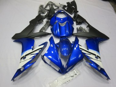 Blue and white 2004-2006 Yamaha R1 Fairings Factory
