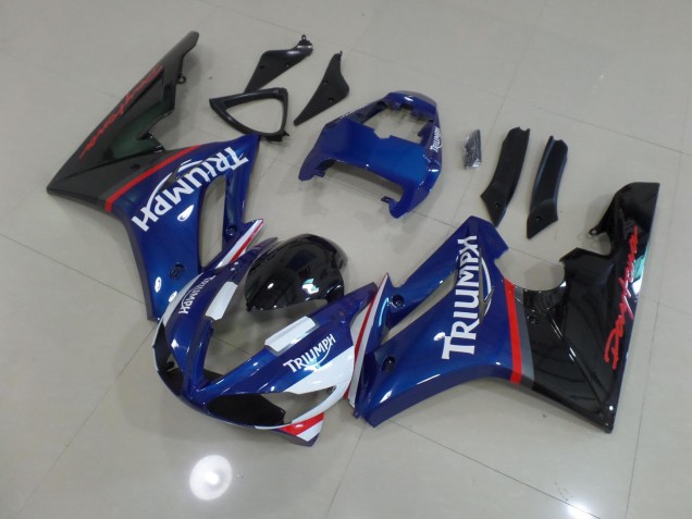 Blue and White 2009-2012 Triumph Daytona 675 Fairings Factory Blue and White 2009-2012 Triumph Daytona 675 Fairings Factory