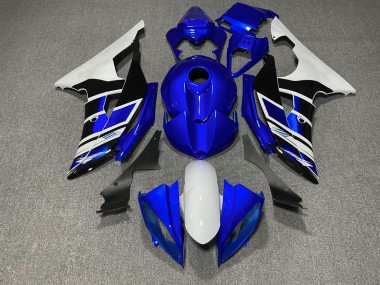 Blue Black and White OEM Style 2008-2016 Yamaha R6 Fairings Factory