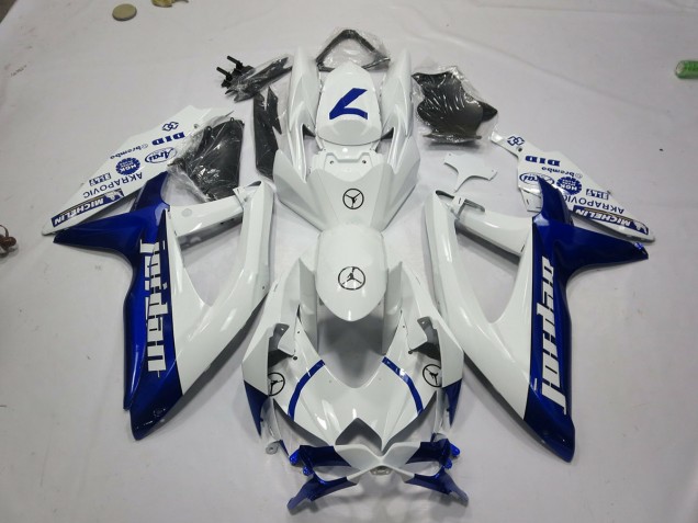 Blue Jordan 2008-2010 Suzuki GSXR 600-750 Fairings Factory Blue Jordan 2008-2010 Suzuki GSXR 600-750 Fairings Factory