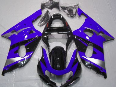 Blue OEM Style 2001-2003 Suzuki GSXR 600-750 Fairings Factory