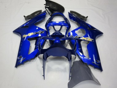 Blue OEM Style 2003-2004 Kawasaki ZX6R Fairings Factory