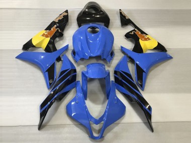 Blue & Orange Bull 2007-2008 Honda CBR600RR Fairings Factory
