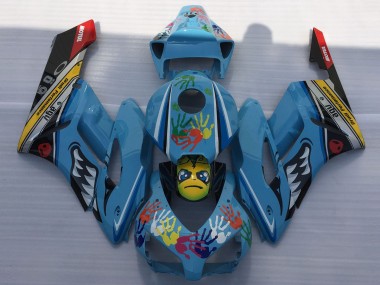 Blue Shark 2004-2005 Honda CBR1000RR Fairings Factory