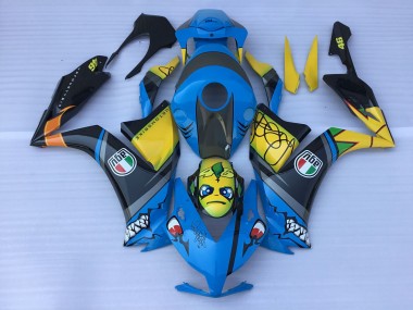 Blue Shark Teeth 2012-2016 Honda CBR1000RR Fairings Factory