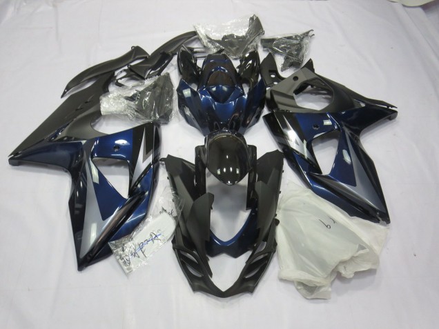 Blue Silver and Black 2009-2016 Suzuki GSXR 1000 Fairings Factory Blue Silver and Black 2009-2016 Suzuki GSXR 1000 Fairings Factory