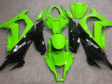 Bright Green & Green R 2016-2019 Kawasaki ZX10R Fairings Factory