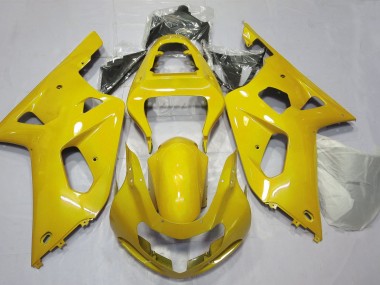 Bright Yellow 2001-2003 Suzuki GSXR 600-750 Fairings Factory