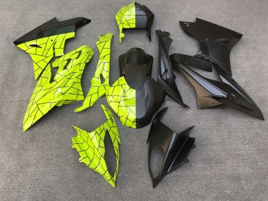 Bright Yellow and Matte Black 2009-2018 BMW S1000RR Fairings Factory