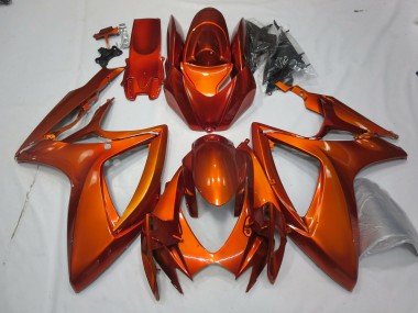 Burnt Orange 2006-2007 Suzuki GSXR 600-750 Fairings Factory