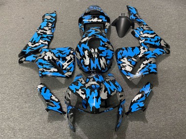 Camo & BLUE 2005-2006 Honda CBR600RR Fairings Factory