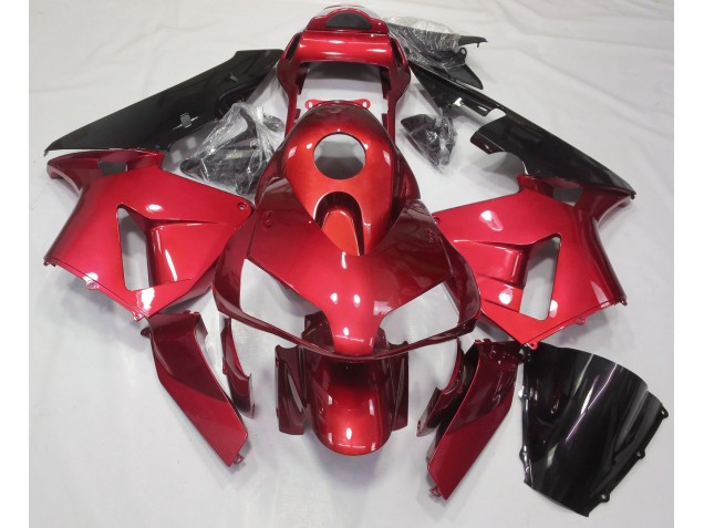 Candy Red Plain 2003-2004 Honda CBR600RR Fairings Factory Candy Red Plain 2003-2004 Honda CBR600RR Fairings Factory