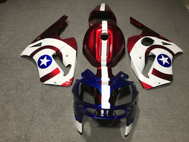 Captain America 2002-2005 Kawasaki ZX12R Fairings Factory Captain America 2002-2005 Kawasaki ZX12R Fairings Factory