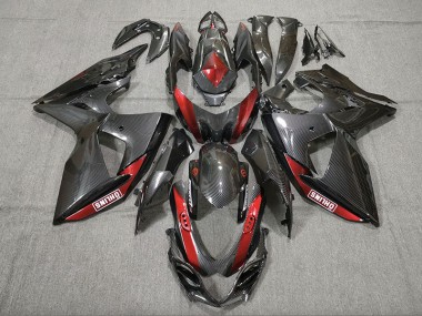 Carbon Fiber Red 2009-2016 Suzuki GSXR 1000 Fairings Factory