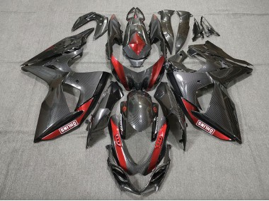 Carbon Fiber Red 2009-2016 Suzuki GSXR 1000 Fairings Factory