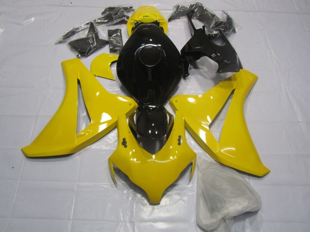 Clear Yellow and Black 2008-2011 Honda CBR1000RR Fairings Factory Clear Yellow and Black 2008-2011 Honda CBR1000RR Fairings Factory