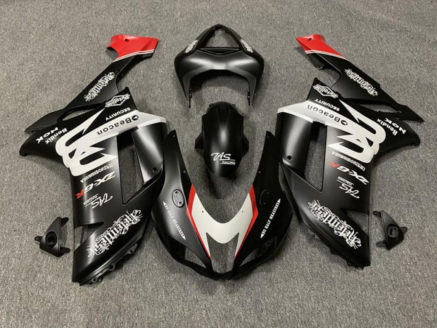 Custom Matte 2007-2008 Kawasaki ZX6R Fairings Factory Custom Matte 2007-2008 Kawasaki ZX6R Fairings Factory