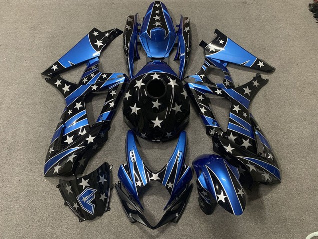 Custom Pearl Star Style 2007-2008 Suzuki GSXR 1000 Fairings Factory Custom Pearl Star Style 2007-2008 Suzuki GSXR 1000 Fairings Factory
