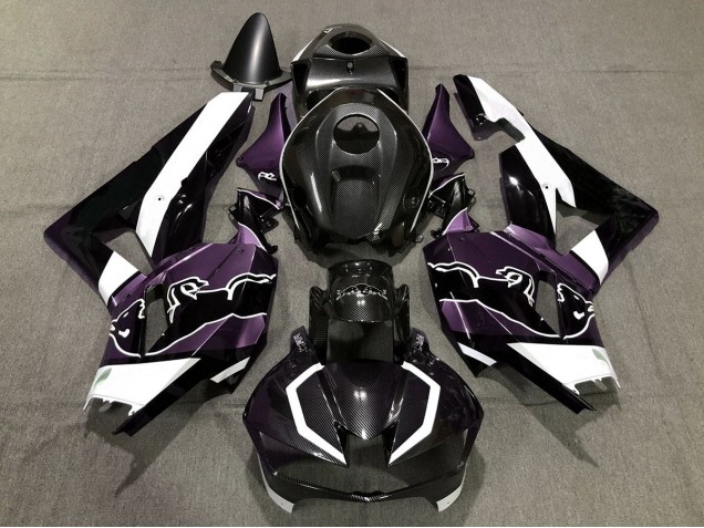 Custom Purple Carbon Bull 2013-2020 Honda CBR600RR Fairings Factory Custom Purple Carbon Bull 2013-2020 Honda CBR600RR Fairings Factory