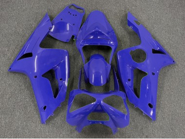 Dark Blue Plain 2003-2004 Kawasaki ZX6R Fairings Factory