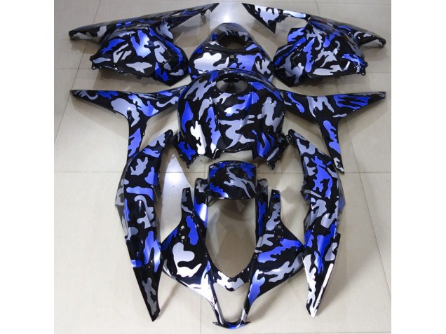 Dark Blue Snow Camo 2009-2012 Honda CBR600RR Fairings Factory Dark Blue Snow Camo 2009-2012 Honda CBR600RR Fairings Factory