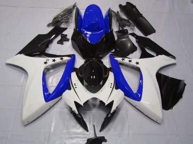 Dark Blue Star 2006-2007 Suzuki GSXR 600-750 Fairings Factory