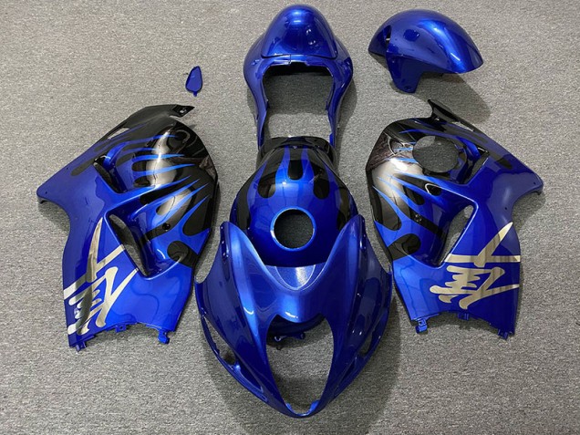 Deep Blue and Black 1997-2007 Suzuki GSXR 1300 Fairings Factory Deep Blue and Black 1997-2007 Suzuki GSXR 1300 Fairings Factory