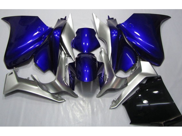 Deep Blue and Silver 2010-2013 Honda VFR1200 Fairings Factory Deep Blue and Silver 2010-2013 Honda VFR1200 Fairings Factory