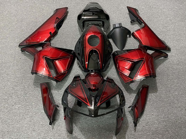 Deep Candy Red 2005-2006 Honda CBR600RR Fairings Factory Deep Candy Red 2005-2006 Honda CBR600RR Fairings Factory