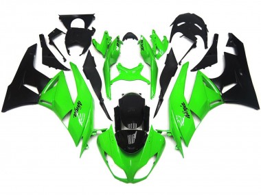 Deep Gloss Green Sharp 2009-2012 Kawasaki ZX6R Fairings Factory