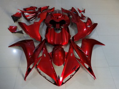 Deep Red 2004-2006 Yamaha R1 Fairings Factory