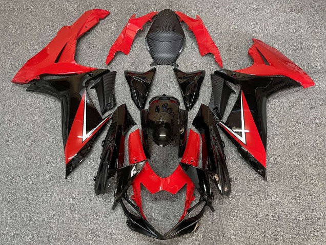 Deep Red and Gloss Black 2011-2020 Suzuki GSXR 600-750 Fairings Factory Deep Red and Gloss Black 2011-2020 Suzuki GSXR 600-750 Fairings Factory
